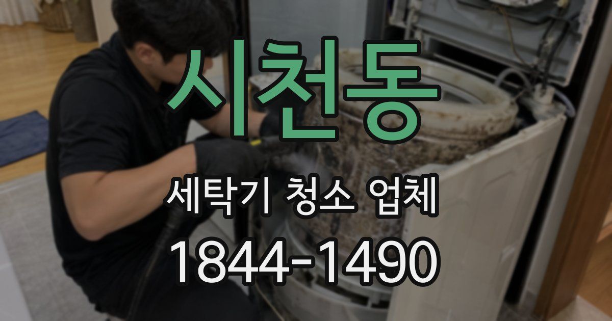 시천동 세탁기 청소 업체