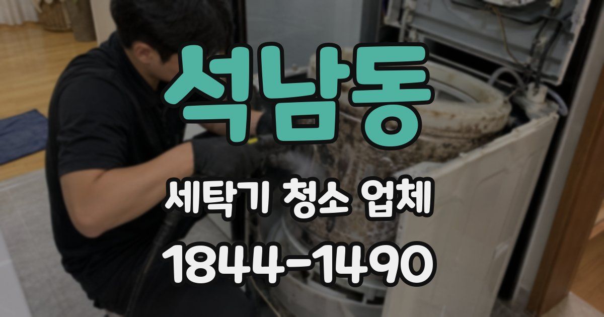 석남동 세탁기 청소 업체