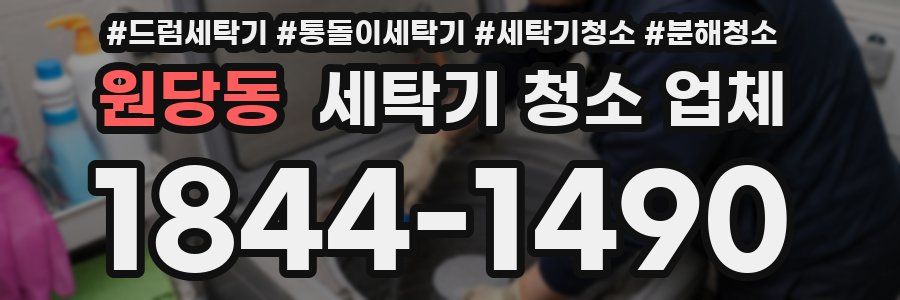 원당동 세탁기 청소 업체