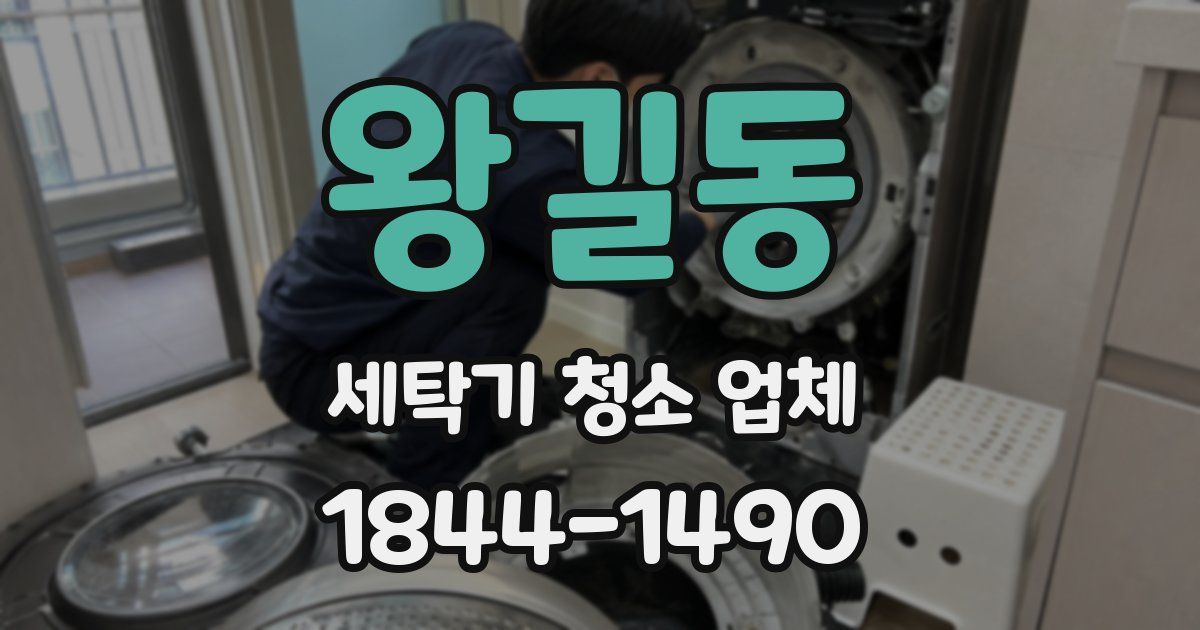 왕길동 세탁기 청소 업체