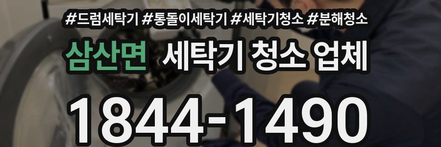 삼산면 세탁기 청소 업체