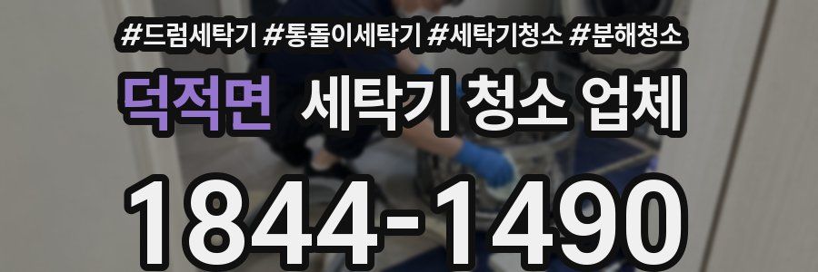 덕적면 세탁기 청소 업체