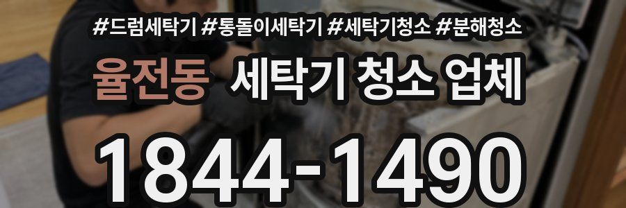 율전동 세탁기 청소 업체