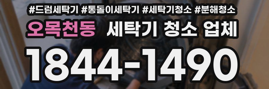 오목천동 세탁기 청소 업체