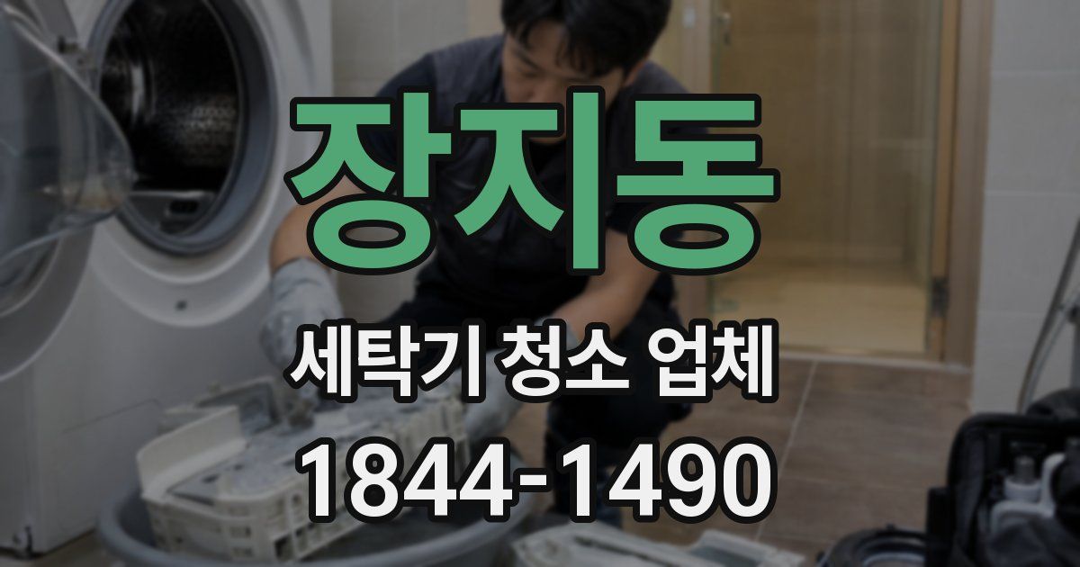 장지동 세탁기 청소 업체