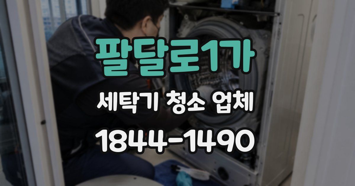 팔달로1가 세탁기 청소 업체