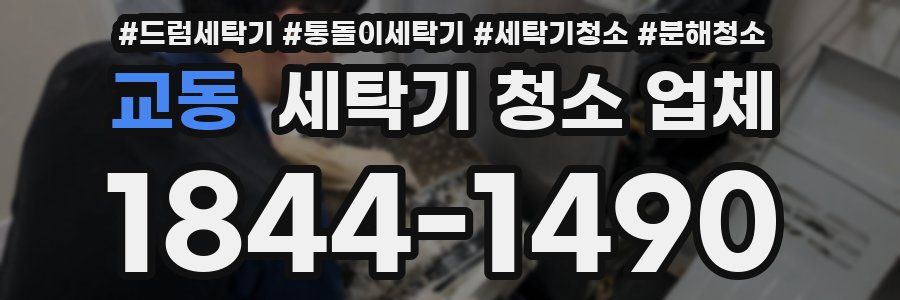 교동 세탁기 청소 업체