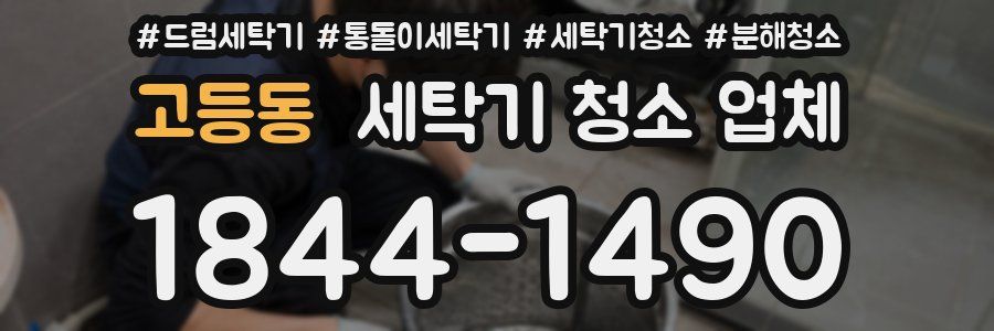고등동 세탁기 청소 업체