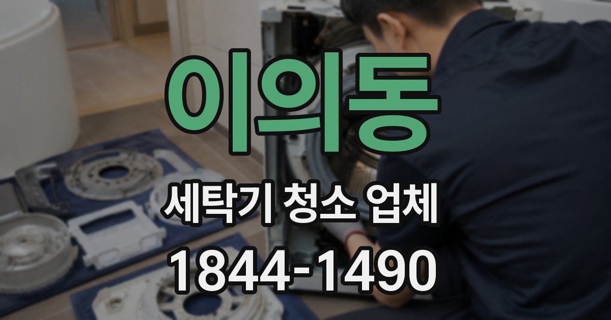 이의동 세탁기 청소 업체