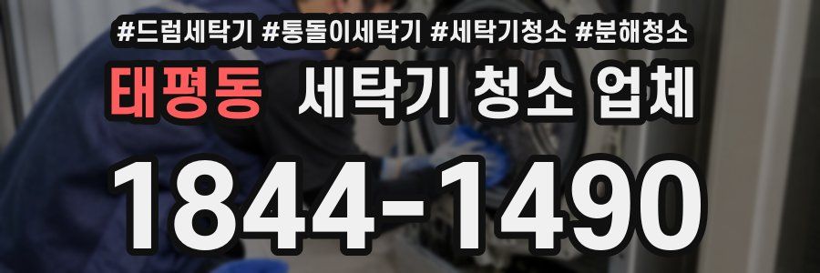 태평동 세탁기 청소 업체