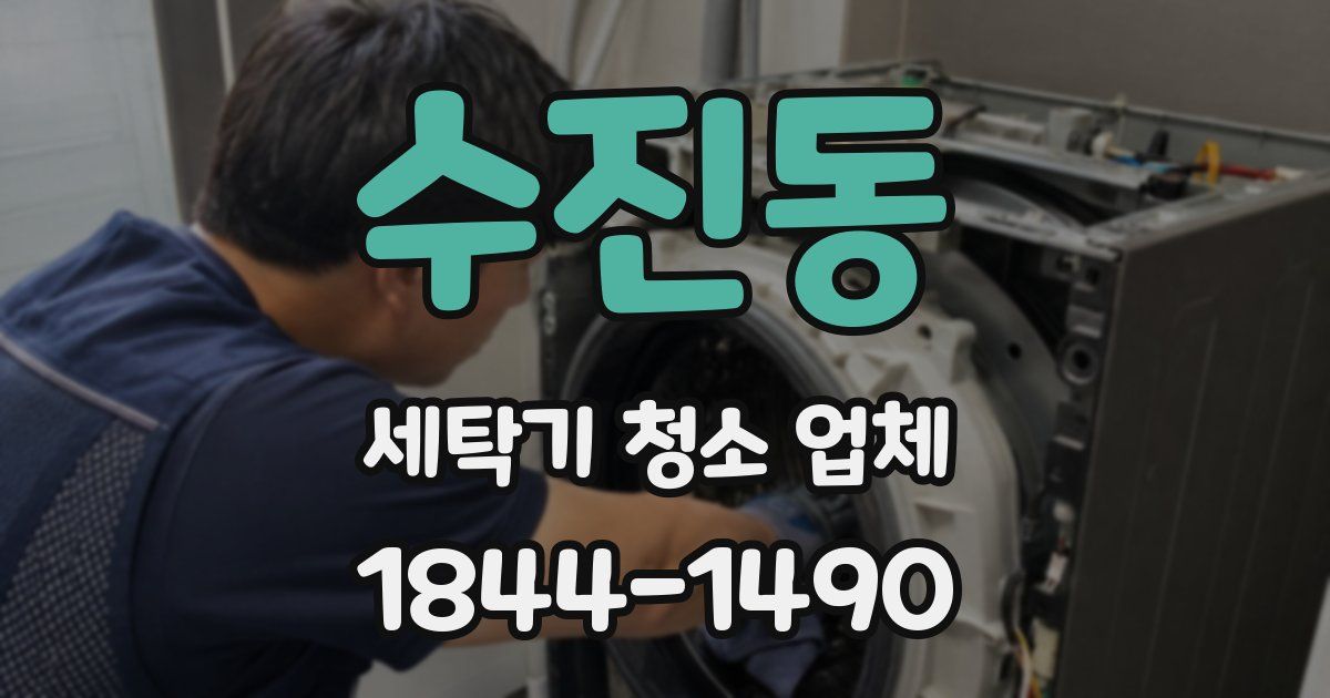 수진동 세탁기 청소 업체