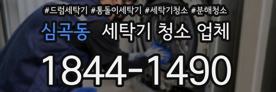심곡동 세탁기 청소 업체