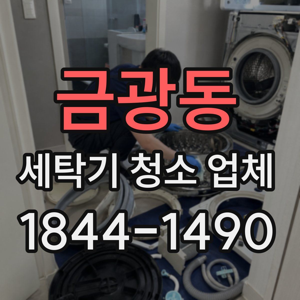 금광동 세탁기 청소 업체