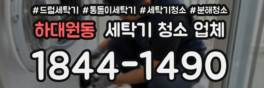 하대원동 세탁기 청소 업체