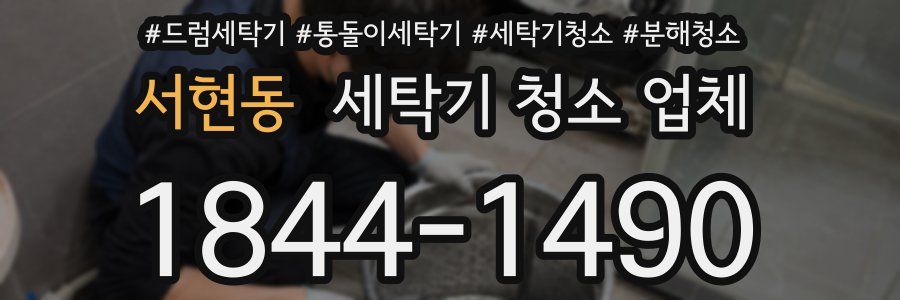서현동 세탁기 청소 업체