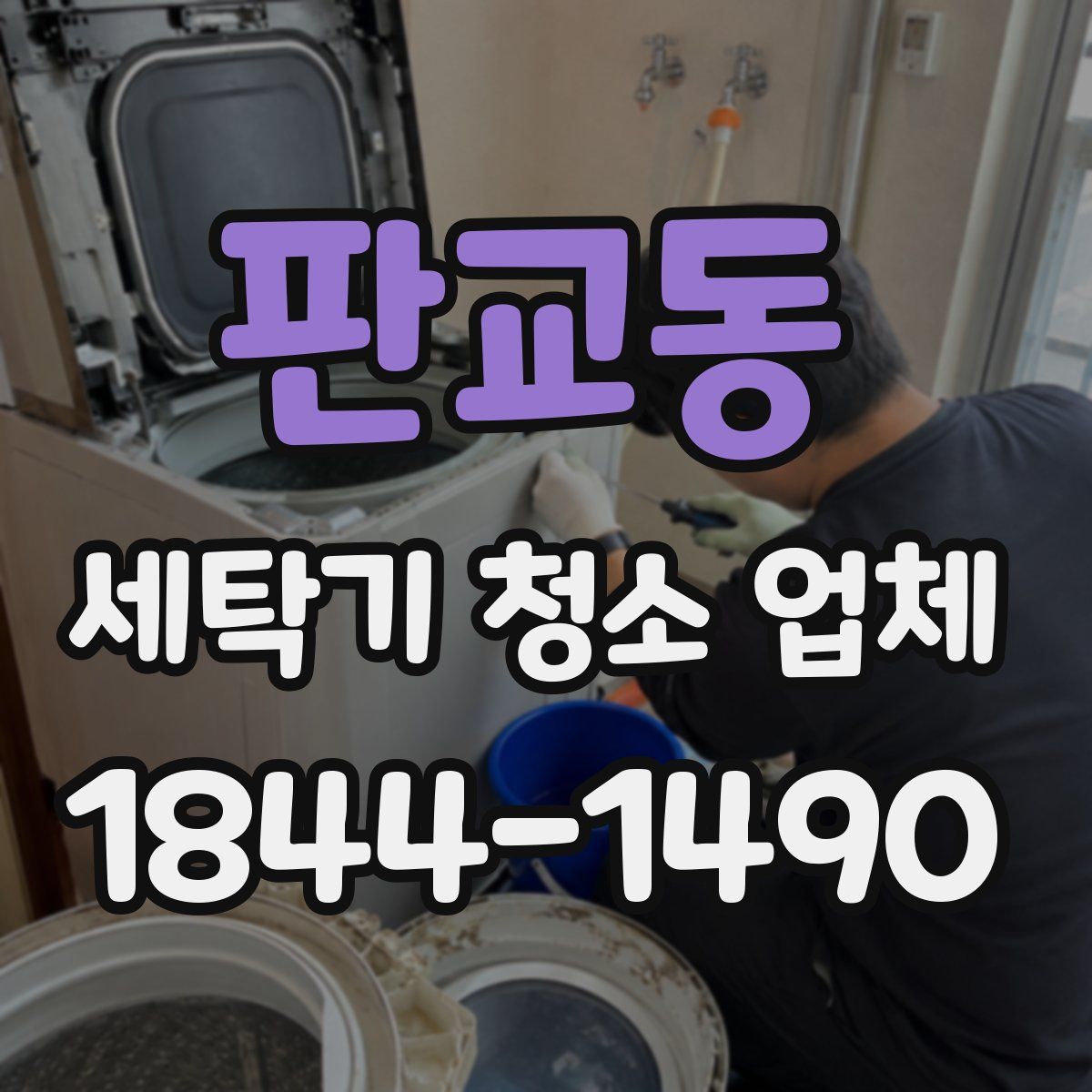판교동 세탁기 청소 업체