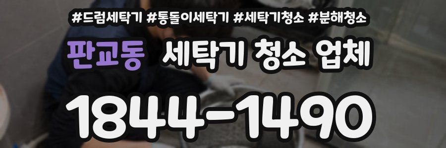 판교동 세탁기 청소 업체