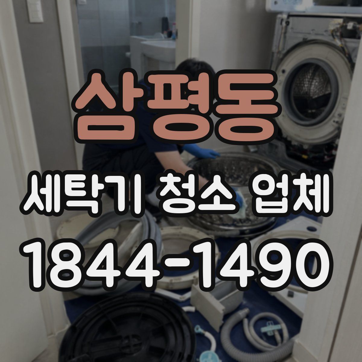 삼평동 세탁기 청소 업체