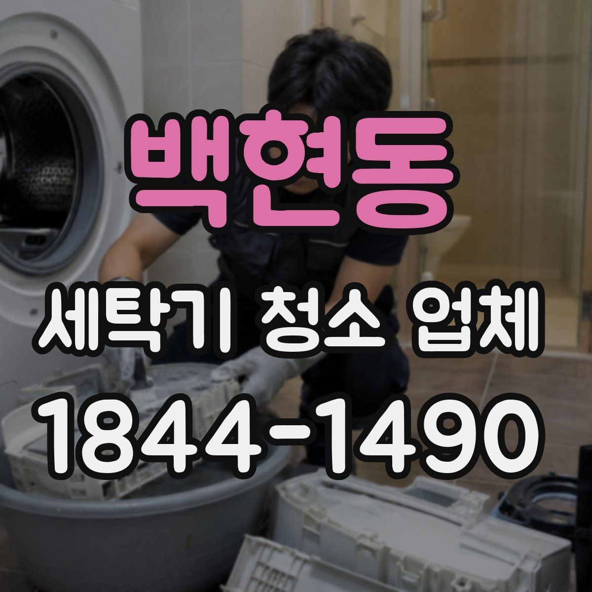 백현동 세탁기 청소 업체