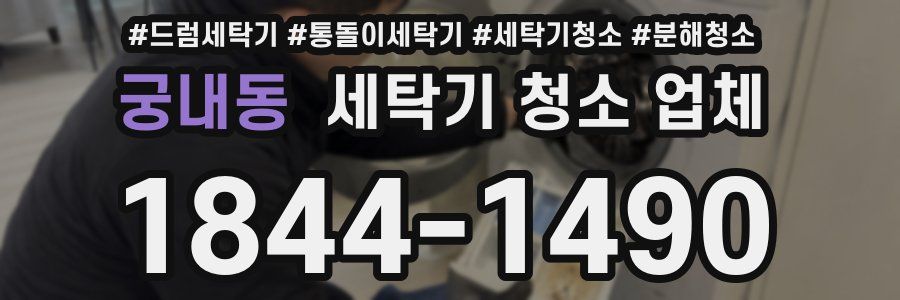 궁내동 세탁기 청소 업체