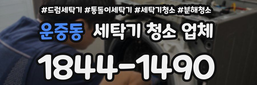 운중동 세탁기 청소 업체