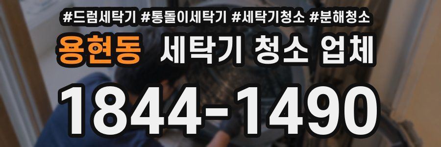 용현동 세탁기 청소 업체