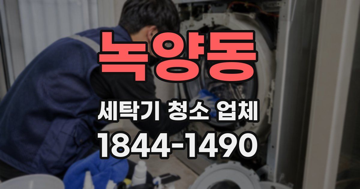 녹양동 세탁기 청소 업체