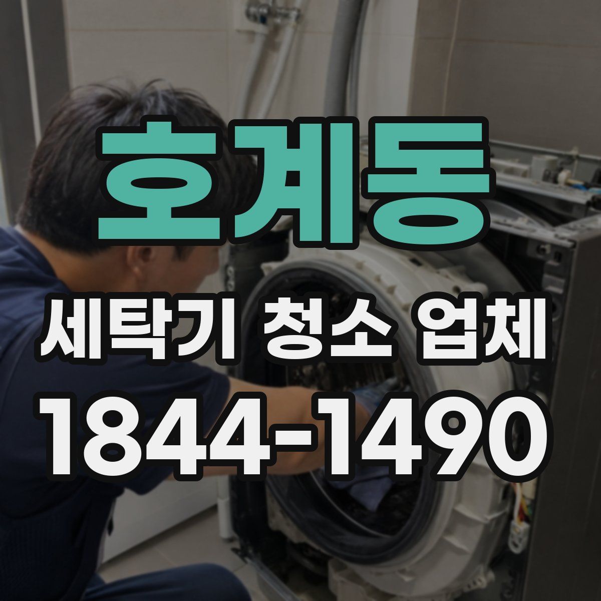 호계동 세탁기 청소 업체