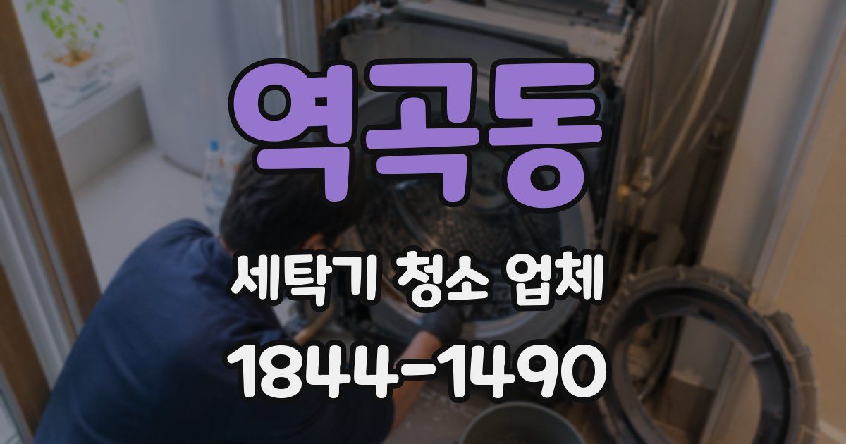 역곡동 세탁기 청소 업체