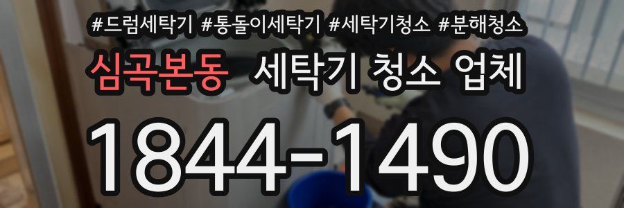 심곡본동 세탁기 청소 업체