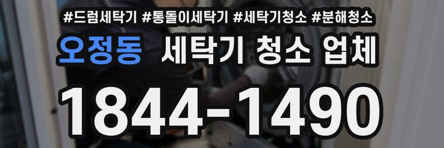오정동 세탁기 청소 업체