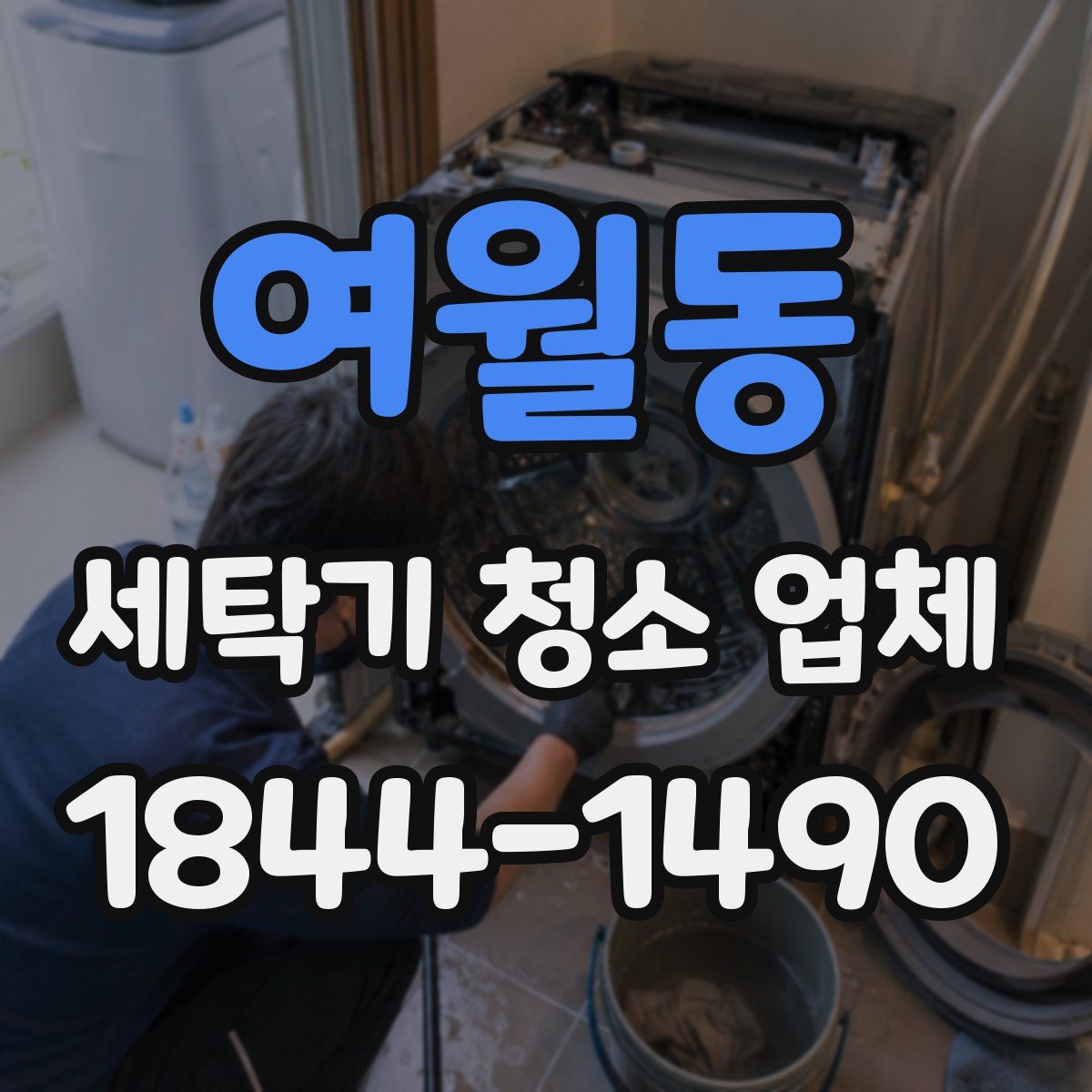 여월동 세탁기 청소 업체