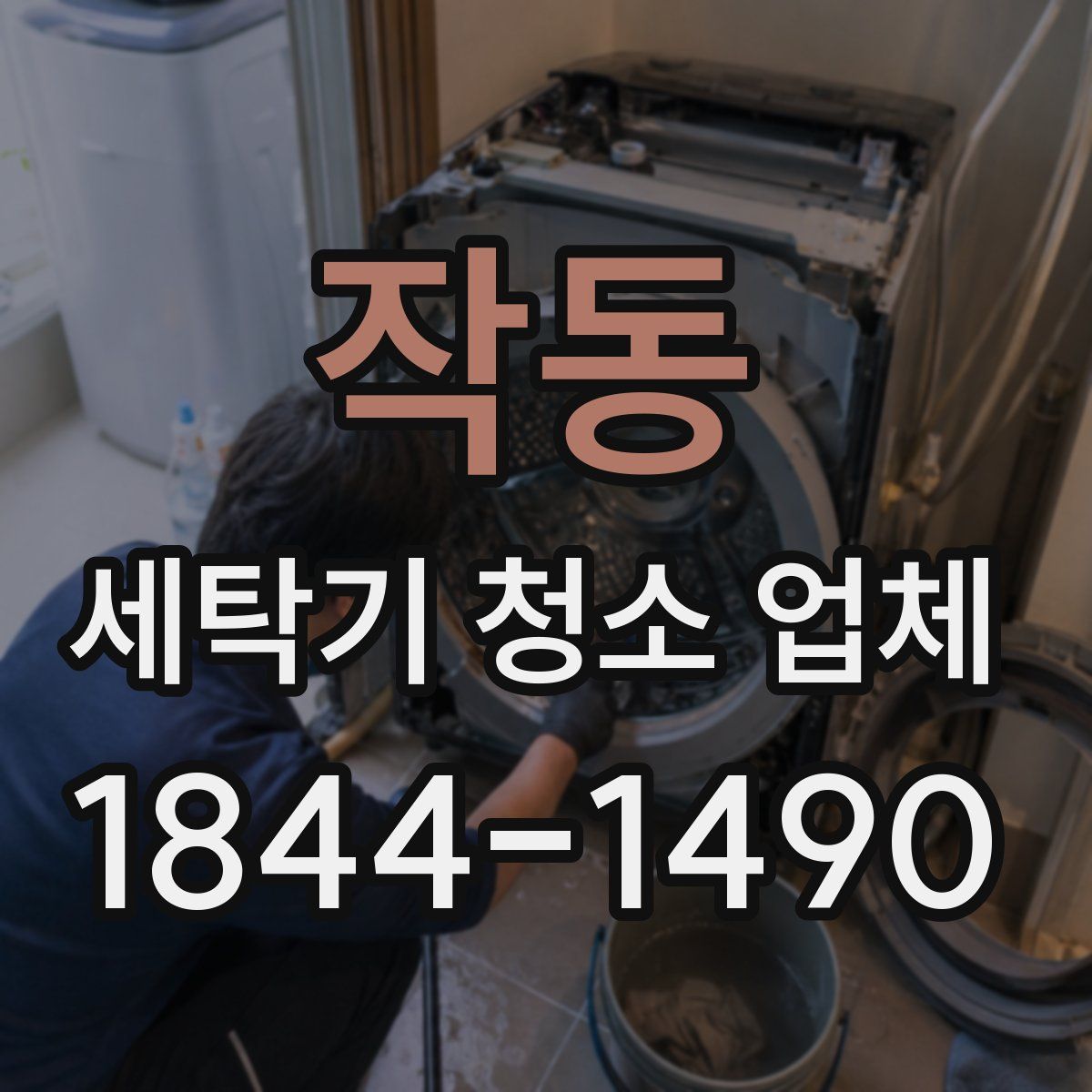 작동 세탁기 청소 업체