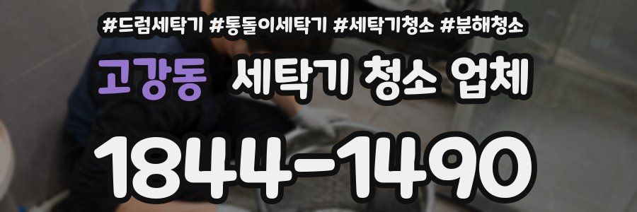 고강동 세탁기 청소 업체