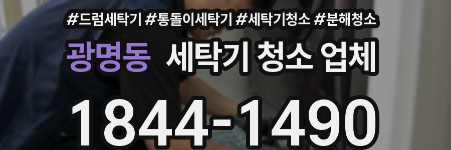 광명동 세탁기 청소 업체