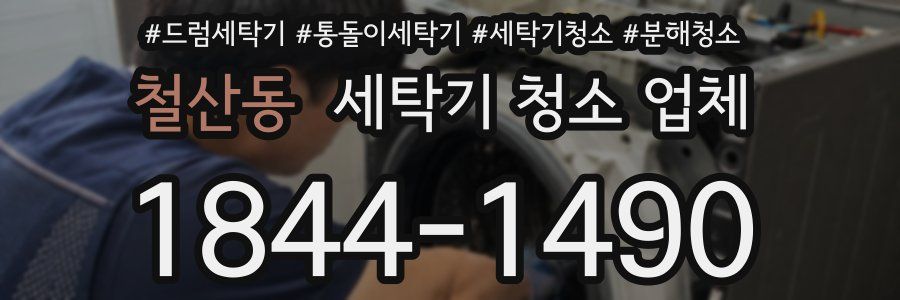 철산동 세탁기 청소 업체