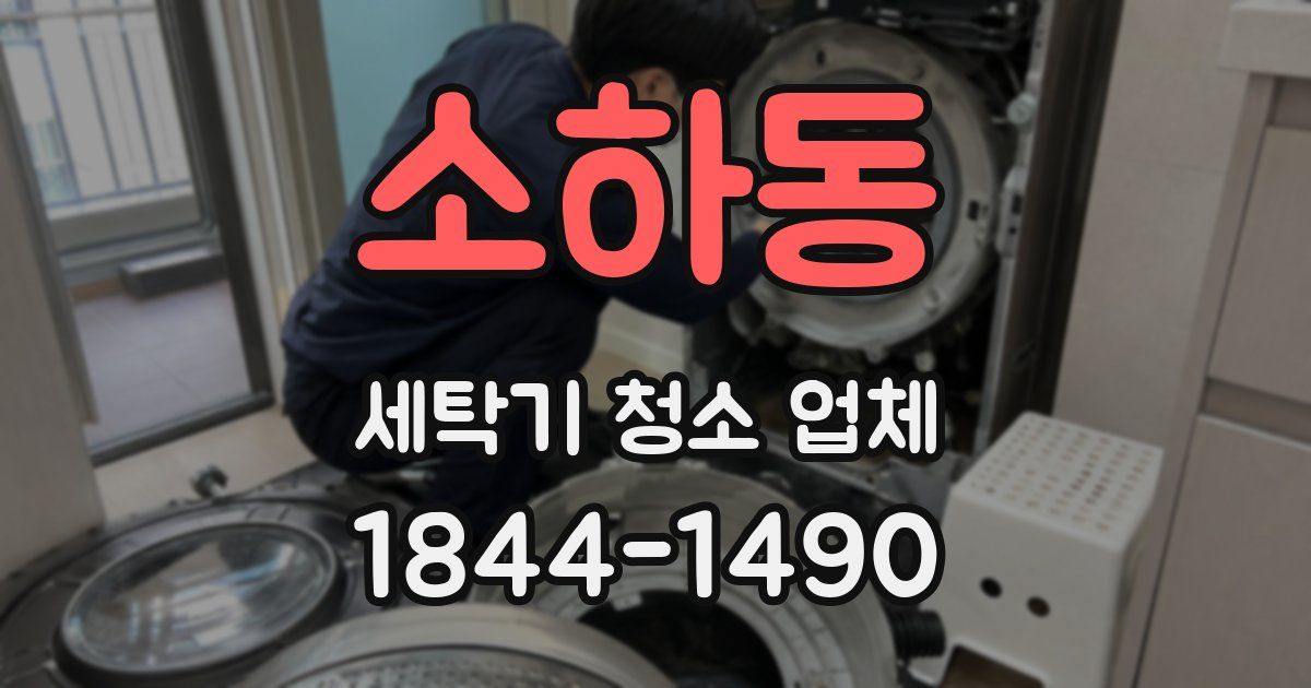 소하동 세탁기 청소 업체