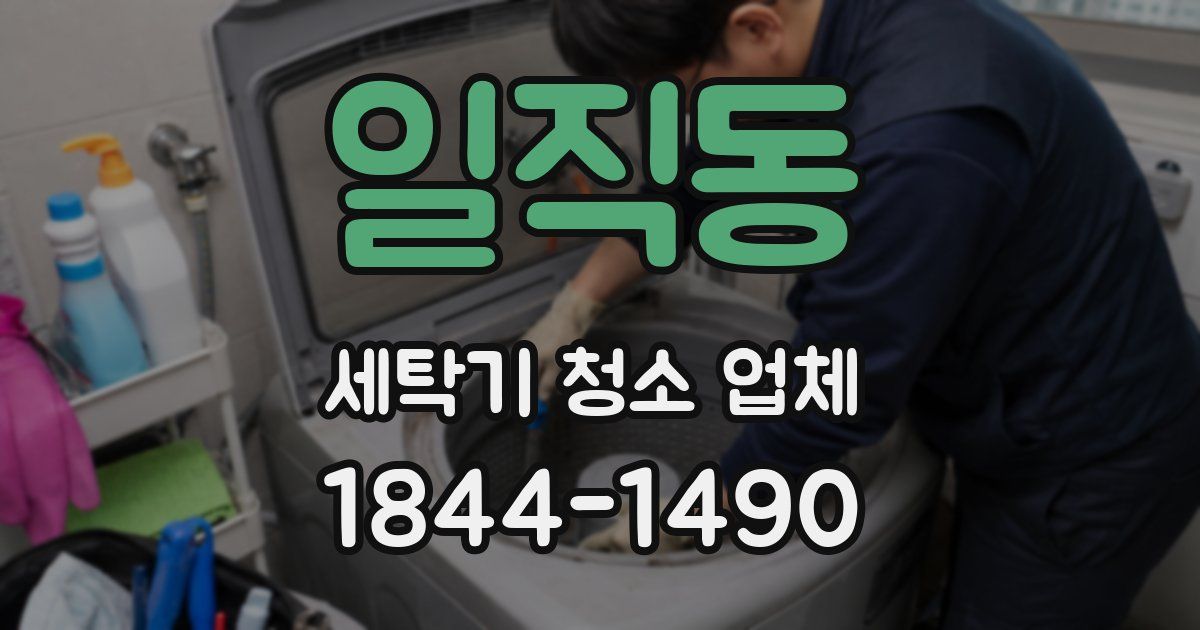 일직동 세탁기 청소 업체