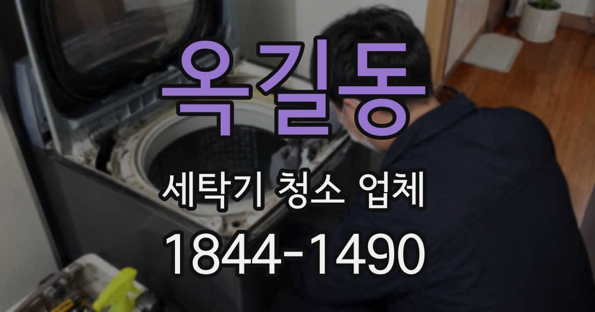 옥길동 세탁기 청소 업체