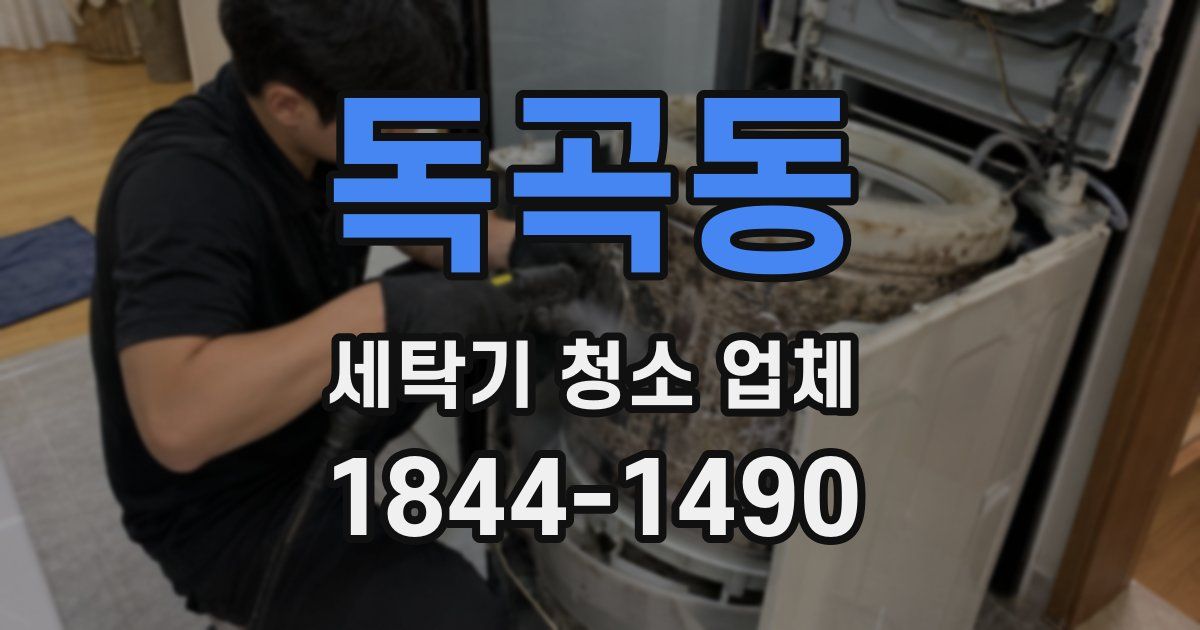 독곡동 세탁기 청소 업체