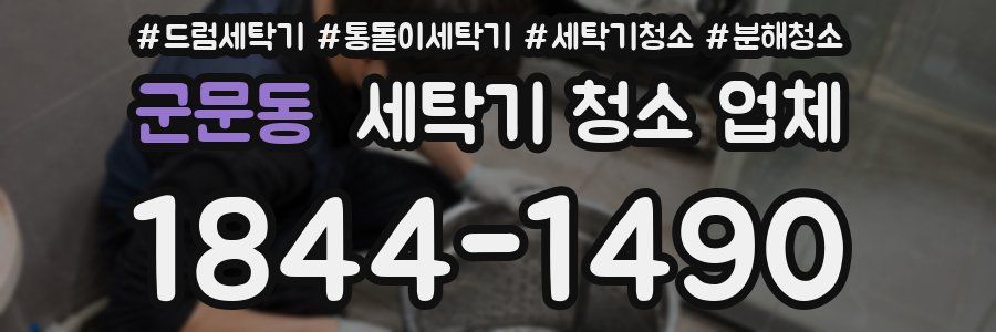 군문동 세탁기 청소 업체