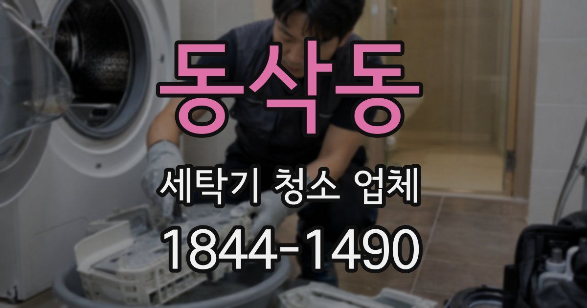 동삭동 세탁기 청소 업체
