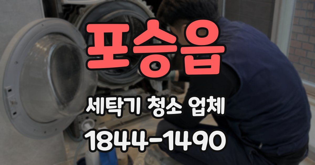 포승읍 세탁기 청소 업체