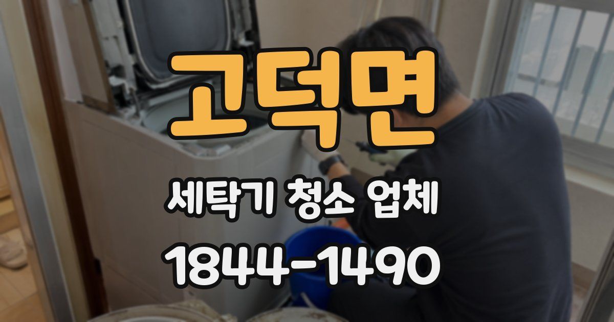 고덕면 세탁기 청소 업체