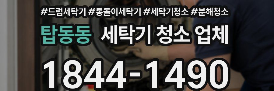 탑동동 세탁기 청소 업체