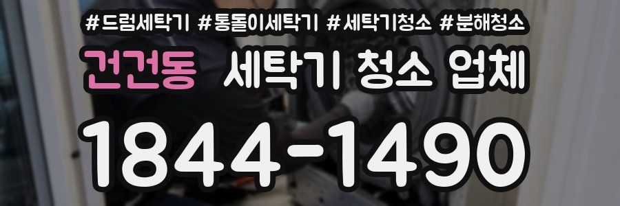 건건동 세탁기 청소 업체