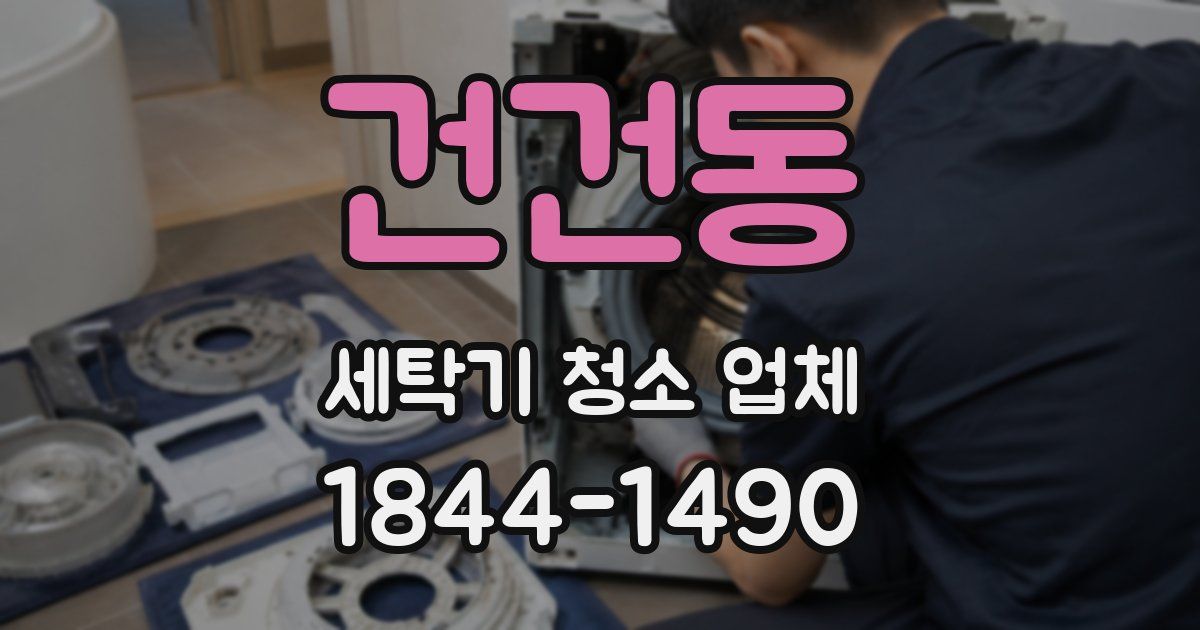건건동 세탁기 청소 업체