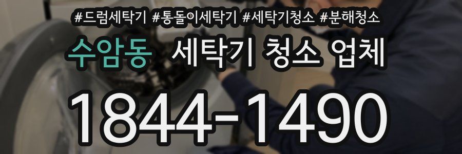 수암동 세탁기 청소 업체