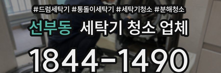 선부동 세탁기 청소 업체