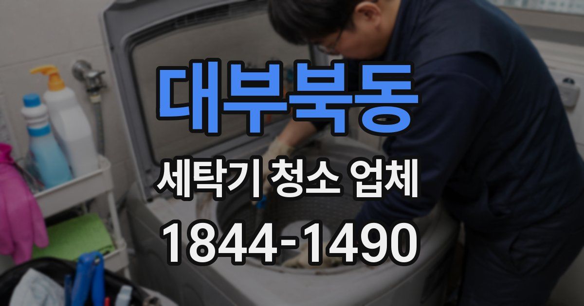 대부북동 세탁기 청소 업체